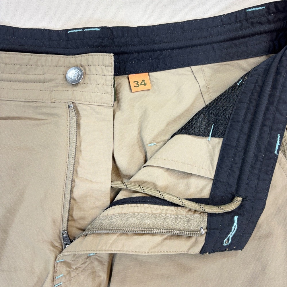 Howler Bros Horizon Hybrid Short Men 34 Tan Ripstop Nylon Fishing Hiking Outdoor - Picture 10 of 16